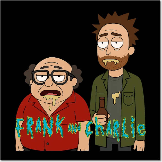 Multiverse Mix: Frank and Charlie Wall Art by Tv Moments